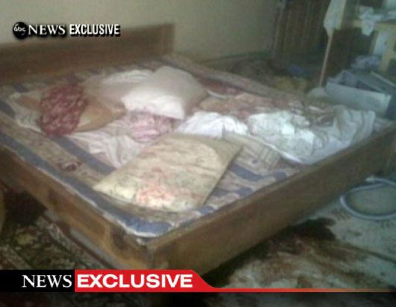 Imagen del interior de la casa donde mataron a Osama bin Laden procedente de ABC News.
