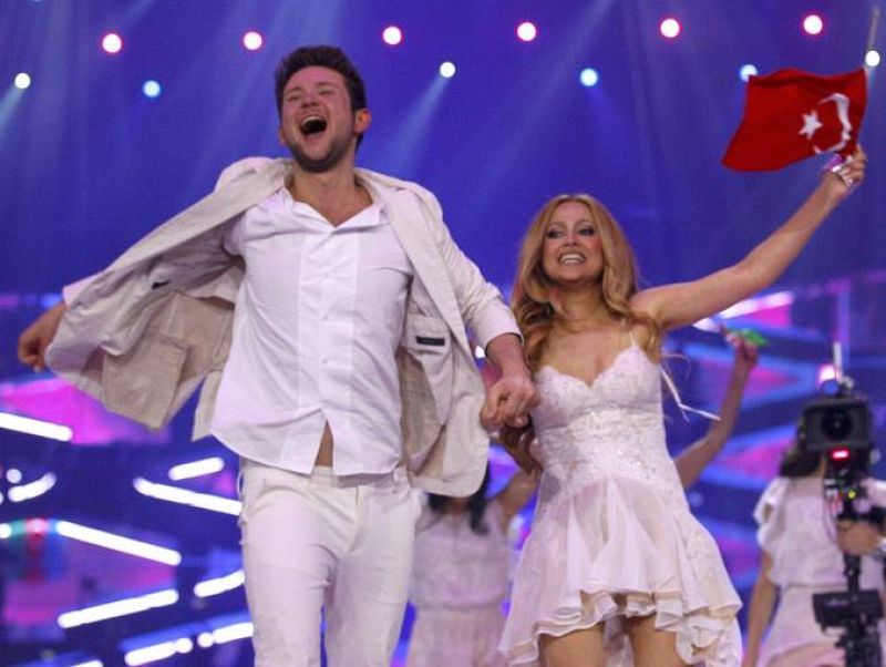 Ell y Nikki Celebran el triunfo