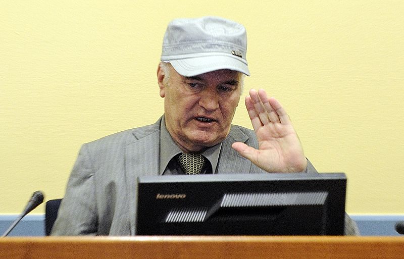 Mladic comparece en La Haya