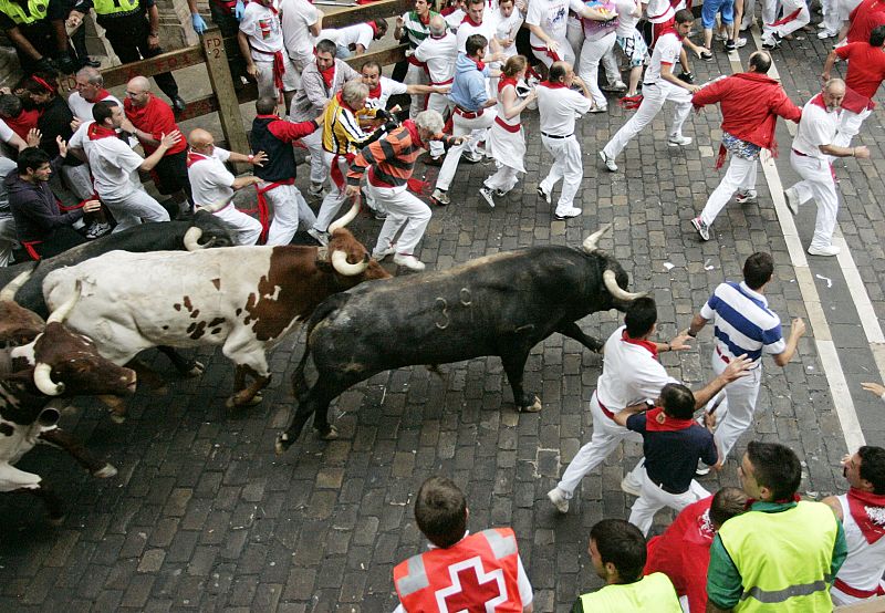 cuarto encierro San Fermín 2011