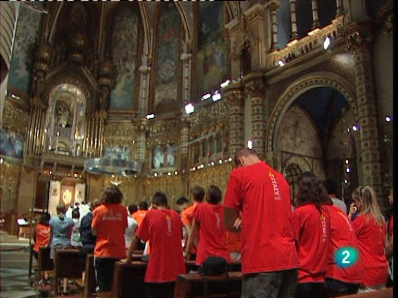 JMJ: el pas dels joves per Montserrat