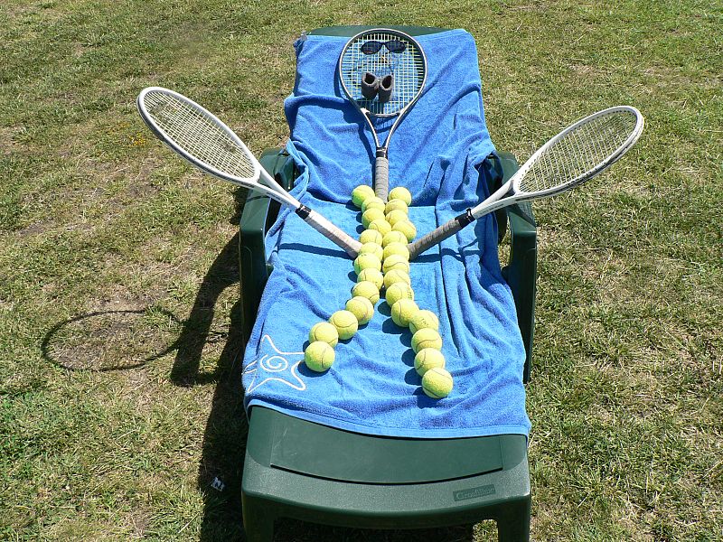 Creo que este verano he jugado demasiado al tenis.