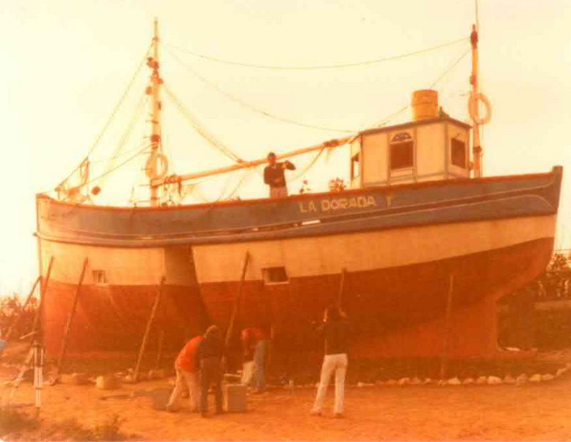 Preparando el rodaje en 'La Dorada'