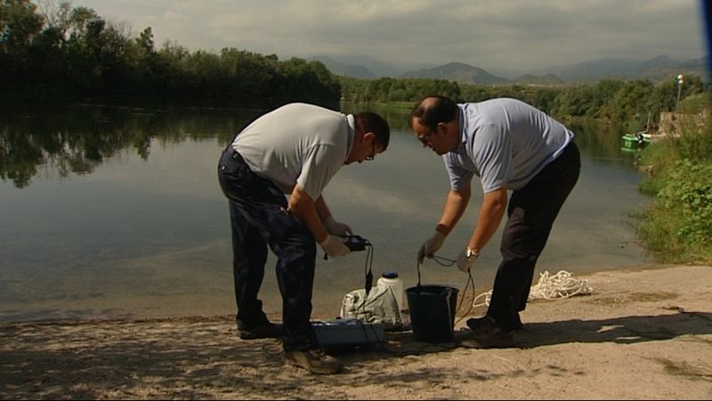 La calidad del agua está vigilada en todo el curso del ebro