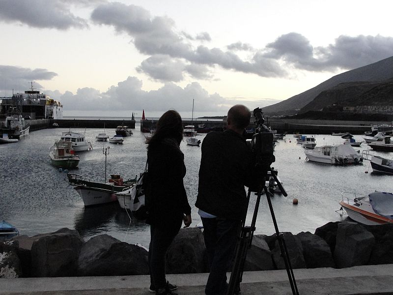 Los barcos de La Restinga ha sido trasladados al puerto de La Estaca