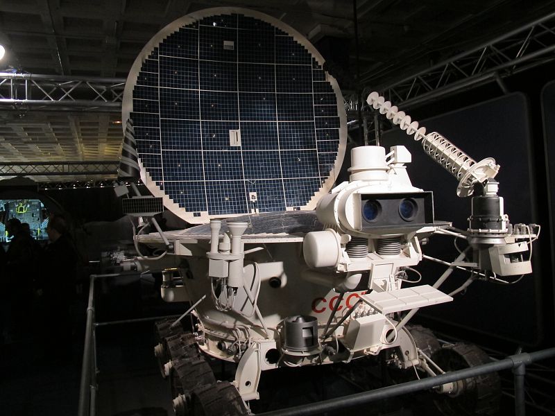 Un vehículo espacial soviético
