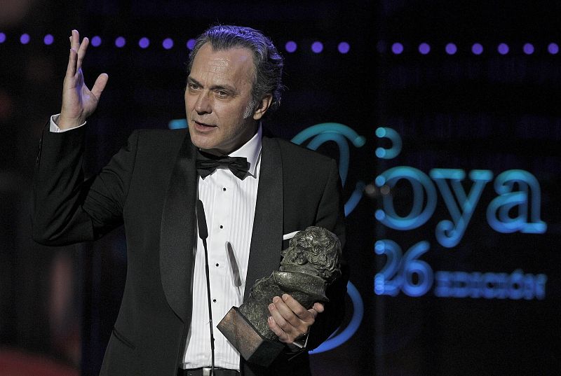José Coronado recibe su Goya a la mejor interpretación masculina protagonista, por su papel en 'No habrá paz para los malvados'