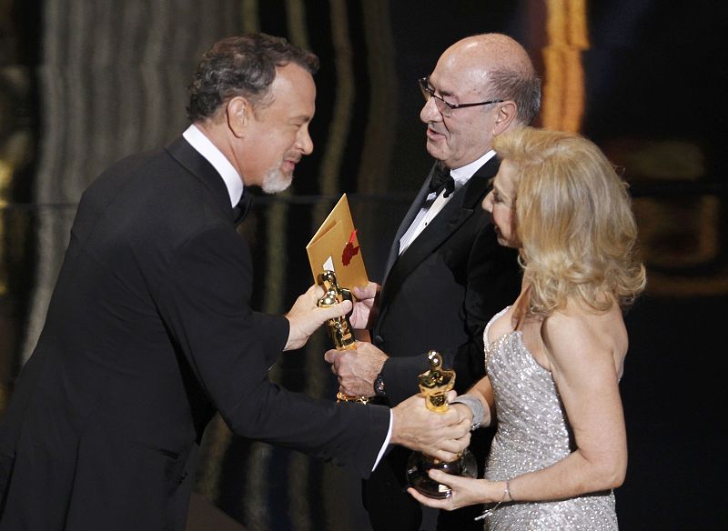 Tom Hanks en la gala de los Oscars 2012