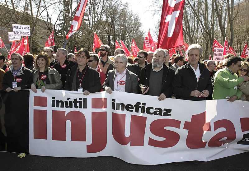 MANIFESTACIÓN EN MADRID CONTRA LA REFORMA LABORAL