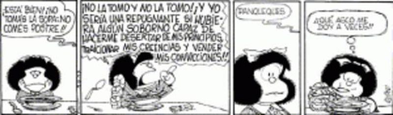 Mafalda y la sopa