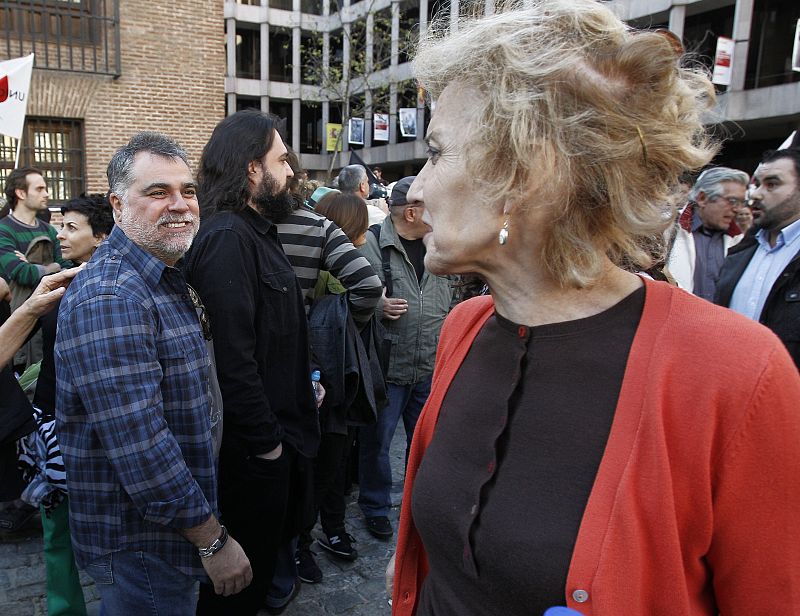 CONCENTRACIÓN DE ACTORES FRENTE A LA SECRETARÍA DE ESTADO DE CULTURA