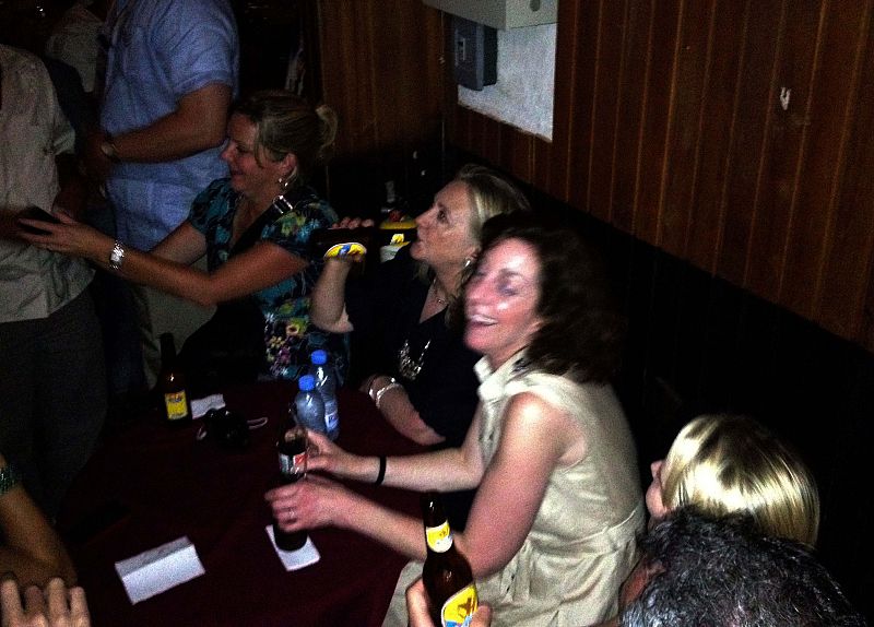 Clinton en el Café Havana