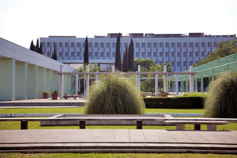 Actual facultad de Comunicación de la Universidad de Sevilla