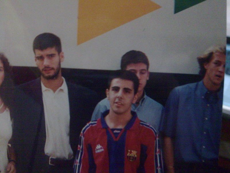 CON GUARDIOLA AÑO 95