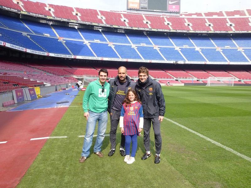 Homenaje a Pep Guardiola