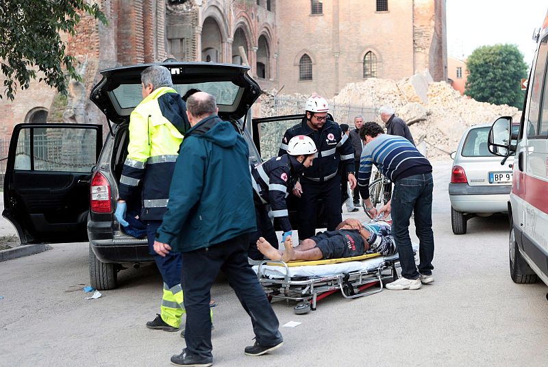 Fuerte terremoto al norte de Italia