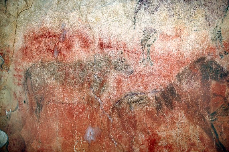 Una de las imágenes de la cueva de Tito Bustilla, Asturias, con una antigüedad cercana a los 29.000 años