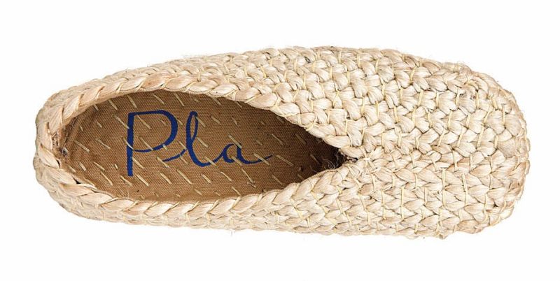 Zapatos Pla de yute lisos