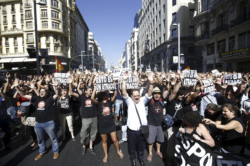Protesta de empleados públicos del Ayuntamiento