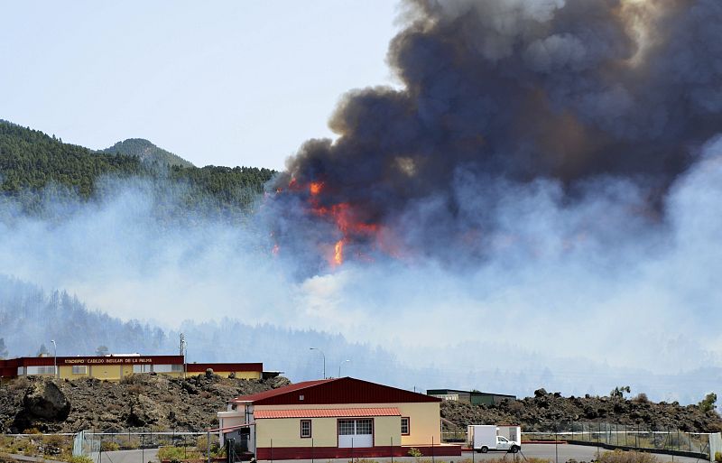 Fuego en las Islas Canarias