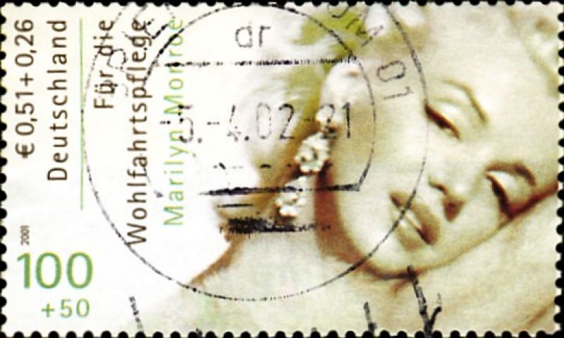 Sello alemán de la actriz Marilyn Monroe.