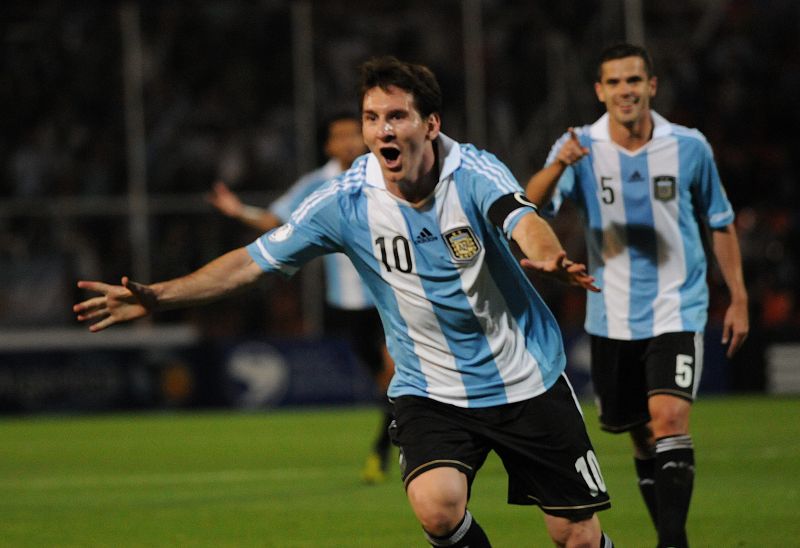Messi en la selección de Argentina