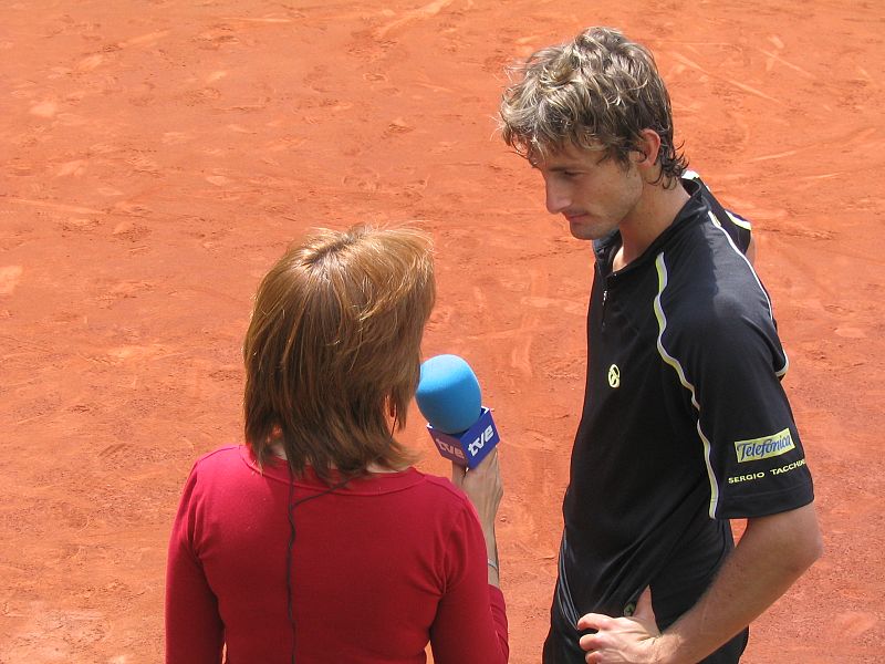 Muchos años siguiéndole, Barcelona, Valencia, Masters nacional, y siempre con una sonrisa a la cámara. Grande, Juanqui.