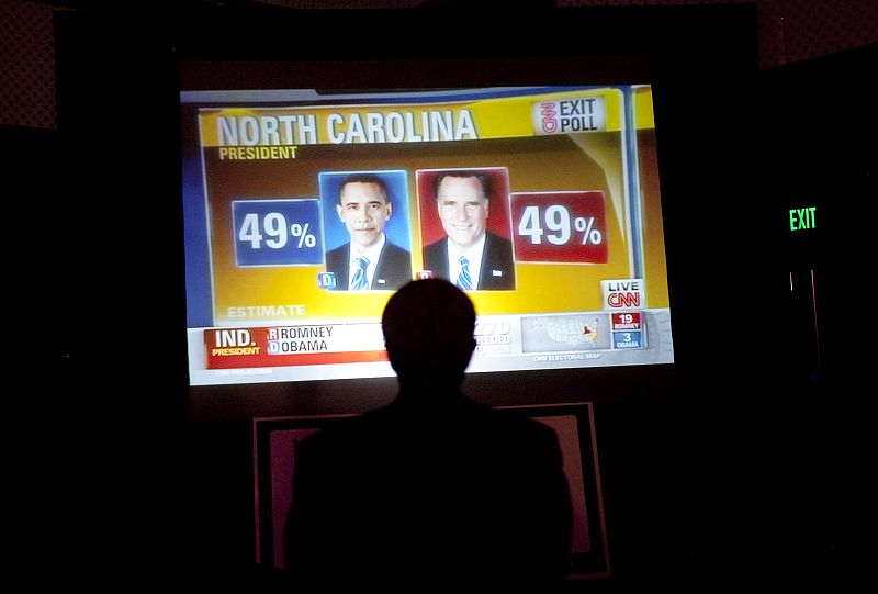 U.S. Citizens Head To The Polls To Vote In Presidential Election
