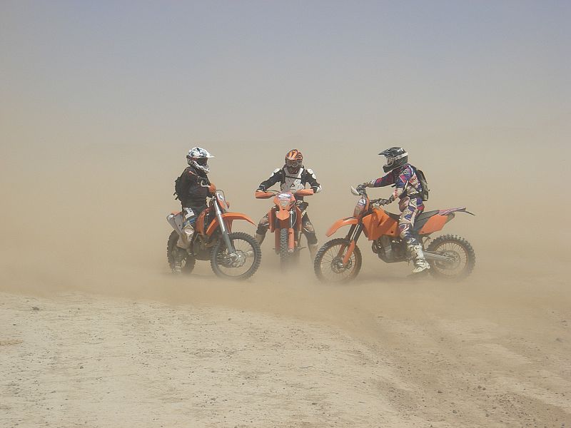 Tormenta de Arena en el Desierto.