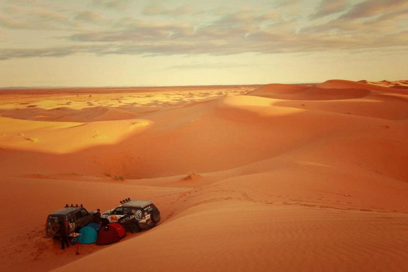 Despertar en el desierto
