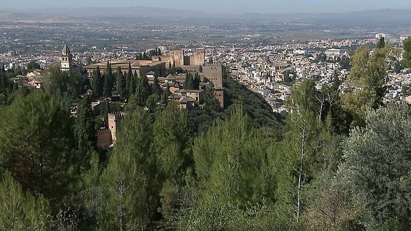 Crónicas - La Alhambra - La Alhambra desde la Silla del Moro