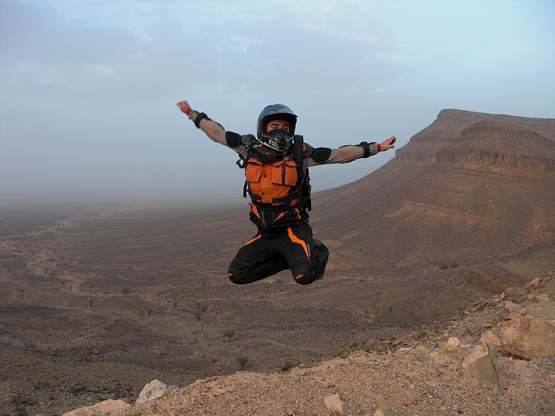 Jose LC8 volando en Marruecos