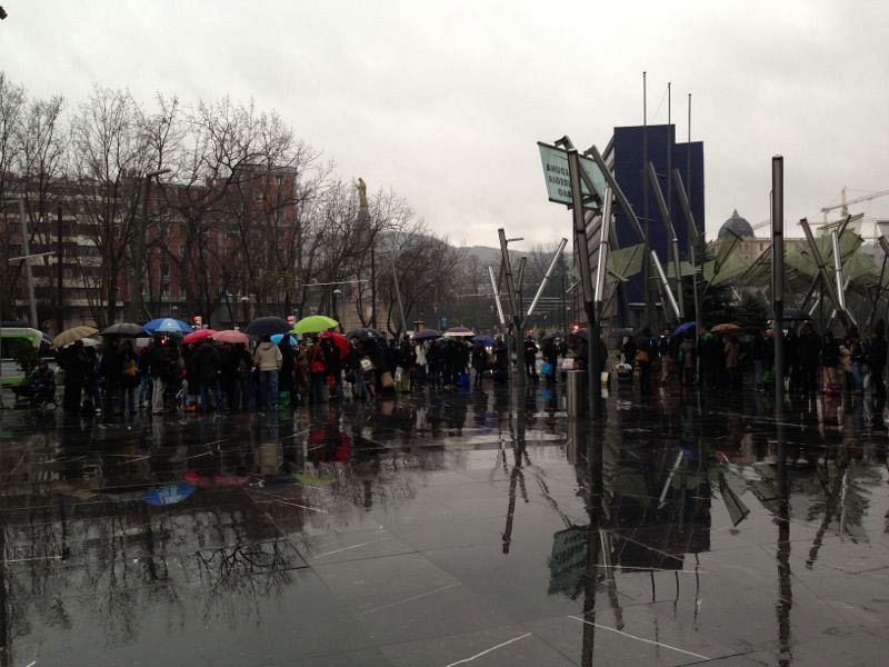 El casting de Bilbao duró 12 horas.