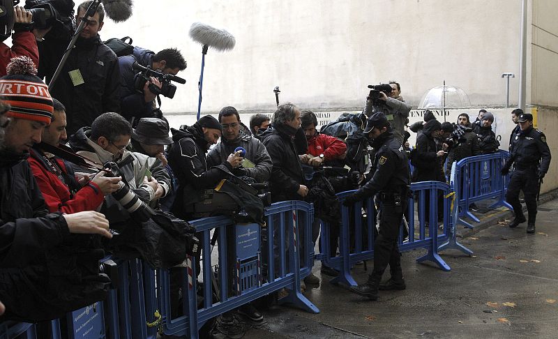 Expectación mediática en el juzgado de Palma ante la llegada de Urdangarin