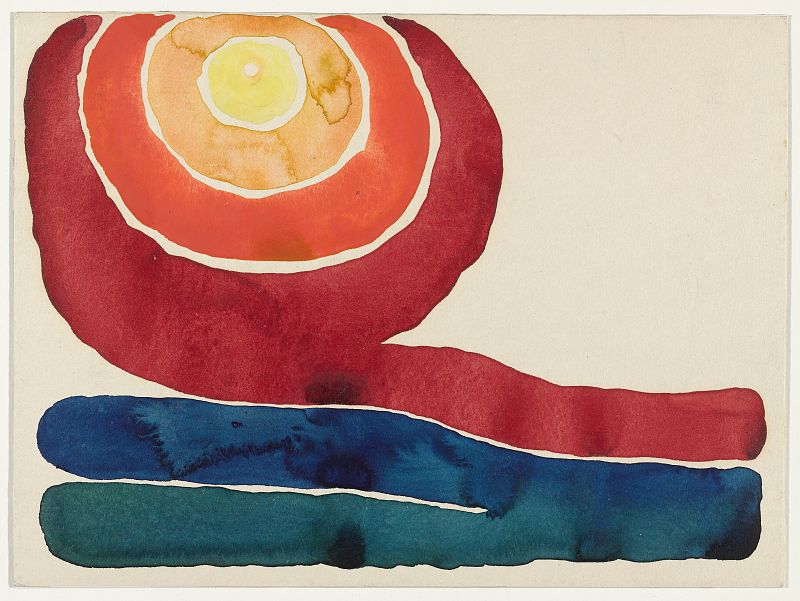 'Evening Star, No. III.' (1917). Georgia O'Keeffe.