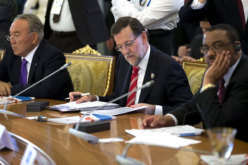 Maria Rajoy durante la segunda y última sesión de la cumbre del G20.