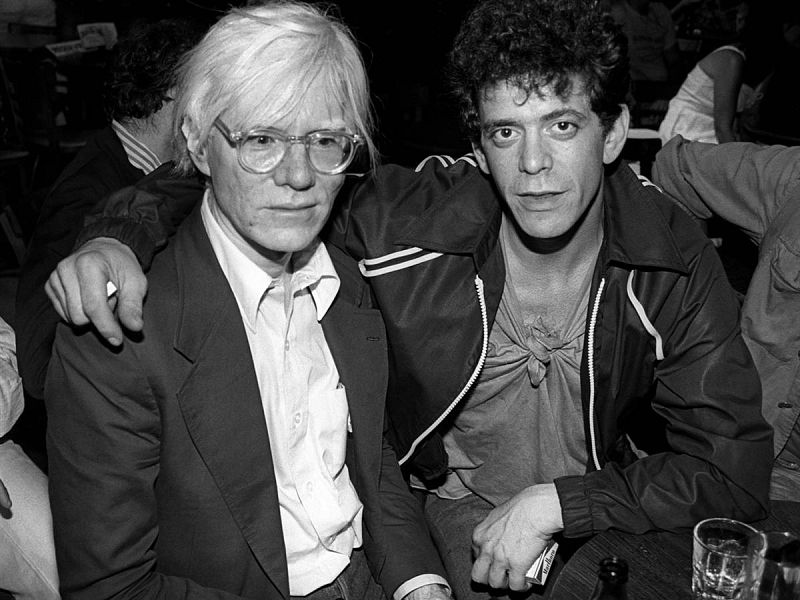 Lou Reed y Andy Warhol