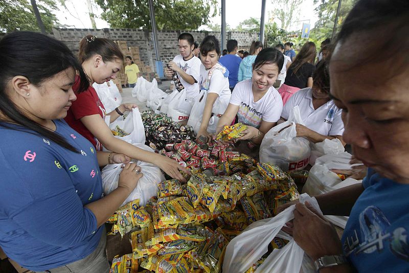 Typhoon Haiyan aftermath in the Philippines