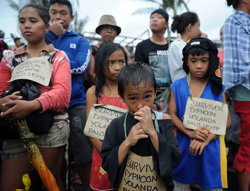 El paso del tifón Haiyan ha sido la peor catástrofe natural en Filipinas desde 1976