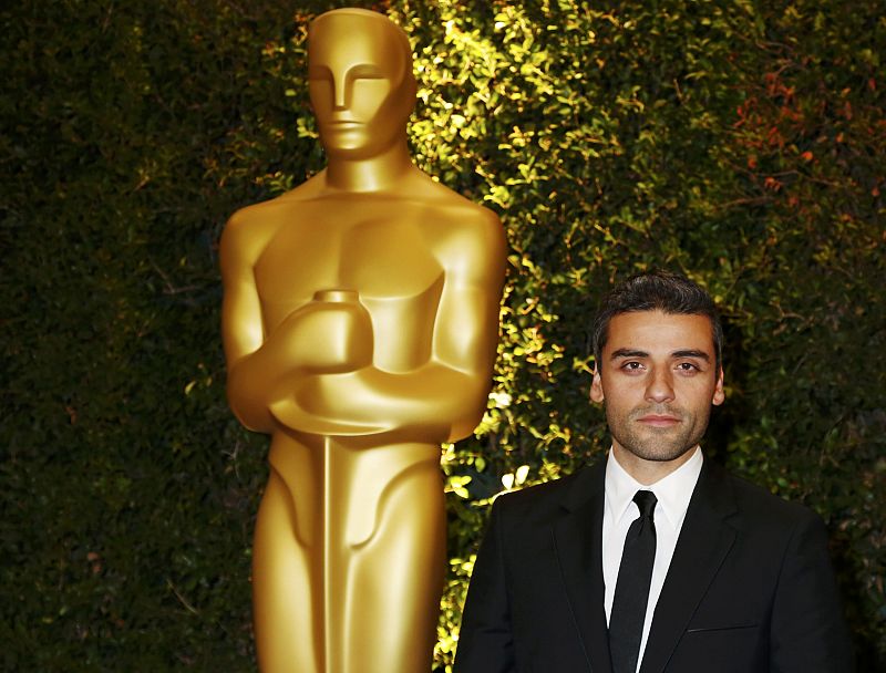 Actor Isaac, star of the film "Inside Llewyn Davis", arrives at the Annual Academy of Motion Picture Arts and Sciences Governors Awards in Hollywood