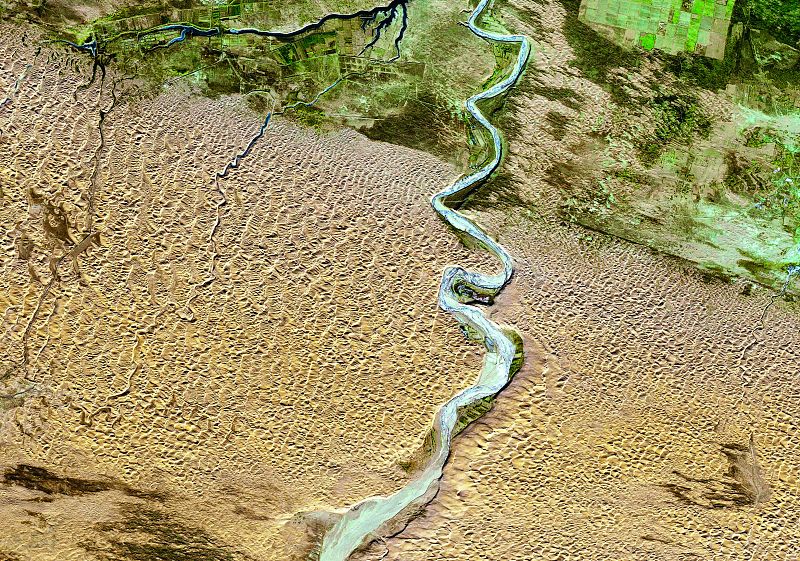 Desierto de Ordos, al sur de la Mongolia interior