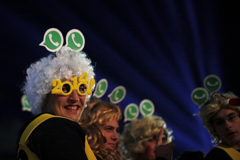 Los malagueños de Coín han dado la bienvenida al 2014 con alegría