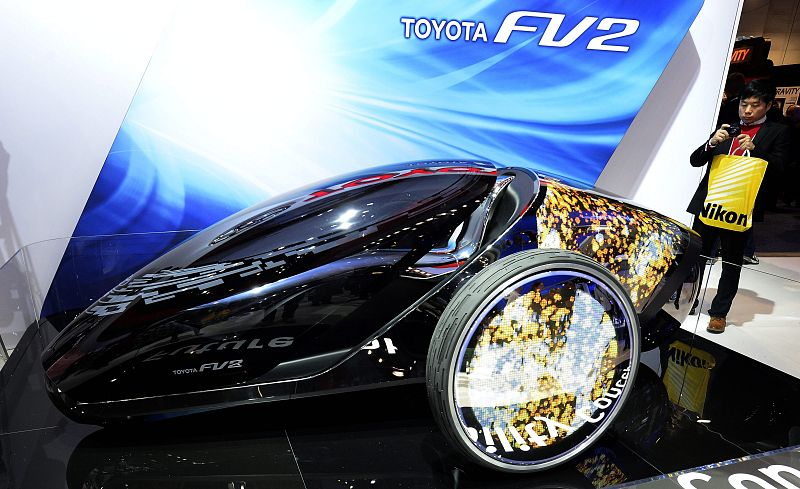 Vista del vehículo Future Mobility FV 2 de Toyota