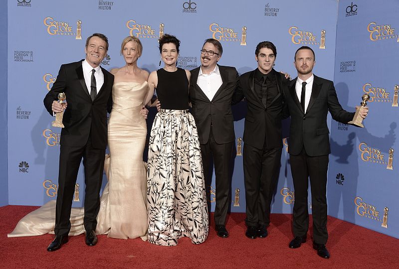 Parte del equipo de 'Breaking Bad' .