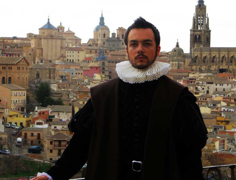 Vistas panorámicas durante el rodaje en Toledo con El Greco