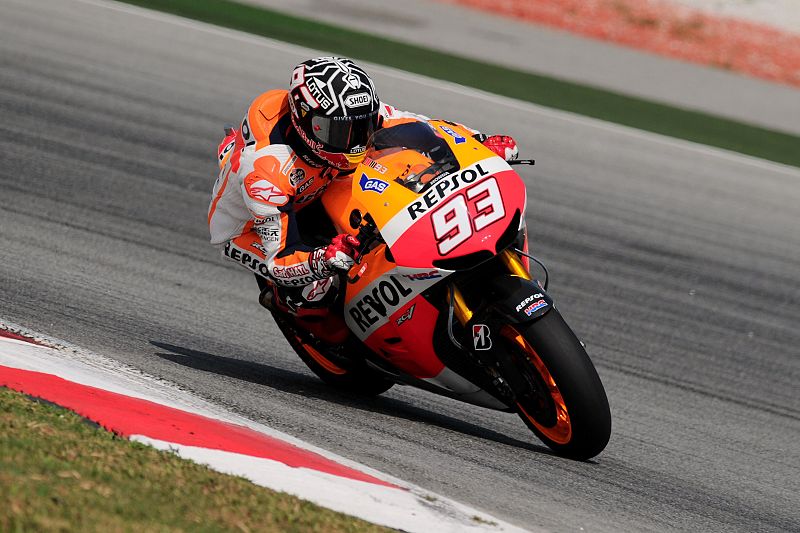 Marc Márquez estrena su vigente campeonato de MotoGP.