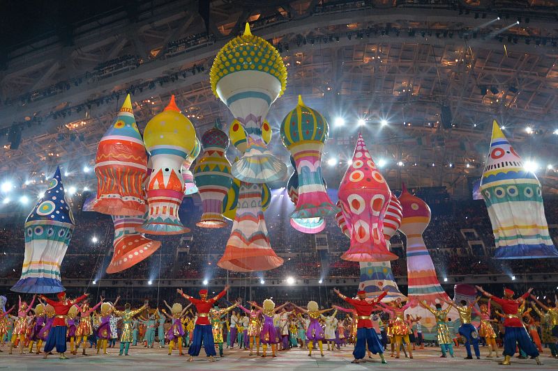 La ceremonia ha sido un homenaje a la historia y riqueza de Rusia.