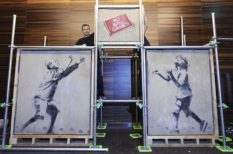 EXPOSICIÓN DEL ARTISTA BRITÁNICO BANKSY EN LONDRES
