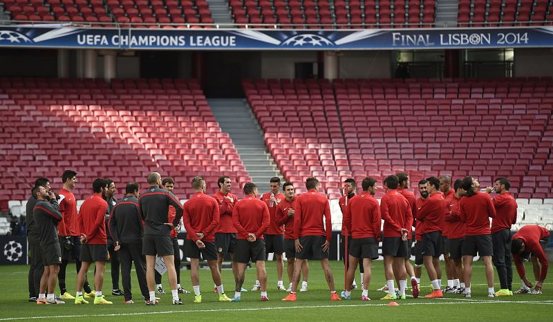 Entrenamiento Atlético de Madrid previo a la Final Champions 2014