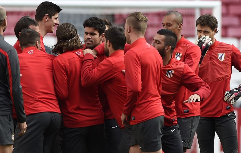 Entrenamiento Atlético de Madrid previo a la Final Champions 2014